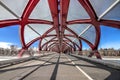 Downtown Calgary Iconic Peace Bridge