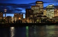 Downtown Calgary at night