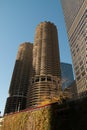 Downtown Chicago Modern and Old Buildings Cityscape Royalty Free Stock Photo