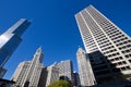 Downtown Chicago Modern and Old Buildings Cityscape Royalty Free Stock Photo