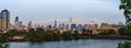 Downtown Chicago panorama during dusk
