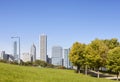 Downtown Chicago scenic cityscape panorama, USA Royalty Free Stock Photo