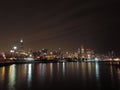 Downtown Chicago skyline at dusk Royalty Free Stock Photo