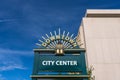 Downtown City Center sign in Colorado Springs