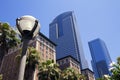 Downtown City of Los Angeles Buildings Royalty Free Stock Photo