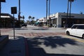 Downtown in city of Millbrae California