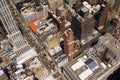 Downtown City Street Birds Eye View New York Royalty Free Stock Photo