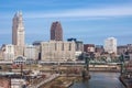 Downtown Cleveland Royalty Free Stock Photo