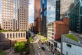 Downtown Culrural District next to Allegheny Landing in Pittsburgh, Pennsylvania