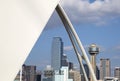 Downtown Dallas has seen from The Margaret Mc-bermott Bridge