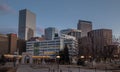 Downtown Denver Colorado at Sunrise Royalty Free Stock Photo