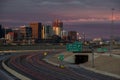 Downtown Denver Sunrise Royalty Free Stock Photo