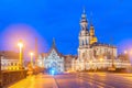 Downtown of Dresden, Germany Royalty Free Stock Photo