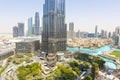 Downtown Dubai Burj Khalifa Kalifa skyscraper building skyline architecture in United Arab Emirates