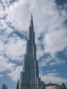 Downtown Dubai landmarks and attractions - View of Burj Khalifa and Dubai Mall