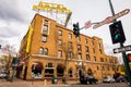 Downtown Flagstaff Cityscape Royalty Free Stock Photo