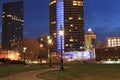 Downtown Grand Rapids at Night Royalty Free Stock Photo