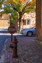 Downtown Historical Old Salem in North Carolina, USA