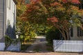 Downtown Historical Old Salem in North Carolina, USA Royalty Free Stock Photo