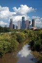 Downtown Houston City Skyline