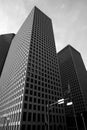 Downtown Houston Texas city buildings Royalty Free Stock Photo