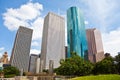 Downtown Houston Texas Cityscape Skyline Royalty Free Stock Photo