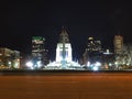 Downtown Indianapolis Indiana Skyline at Night Royalty Free Stock Photo