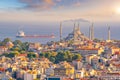 Downtown Istanbul cityscape in Turkey Royalty Free Stock Photo