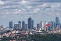 Downtown of istanbul view from the asian part