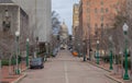 Downtown Jackson Mississippi with capitol building Royalty Free Stock Photo