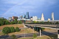 Downtown Kansas City Rainbow Royalty Free Stock Photo