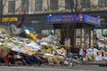 Downtown of Kiev. Begining of civil war