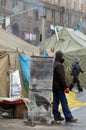 Downtown of Kiev. Begining of civil war