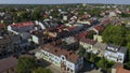 Downtown Konskie Ulica Pilsudskiego Aerial View Poland
