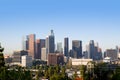 Downtown LA Los Angeles skyline California Royalty Free Stock Photo