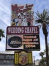 Downtown Las Vegas.. viva las vegas wedding chapel and super 8 hotel