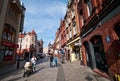 Lebork, city of Poland Old Town street