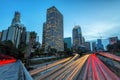 Downtown Los Angeles, California, USA skyline Royalty Free Stock Photo