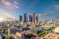 Downtown Los Angeles city skyline, cityscape of LA Royalty Free Stock Photo