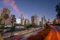 Downtown Los Angeles city skyline, cityscape of LA Royalty Free Stock Photo