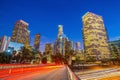 Downtown Los Angeles city skyline, cityscape of LA Royalty Free Stock Photo