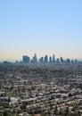 Downtown Los Angeles cityscape Royalty Free Stock Photo