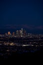 Downtown Los Angeles Night 2 Royalty Free Stock Photo