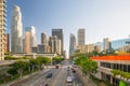 Downtown Los Angeles skyline Royalty Free Stock Photo