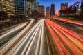 Downtown Los Angeles, California, USA skyline Royalty Free Stock Photo