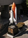 Downtown Los Angeles Space Shuttle Challenger statue