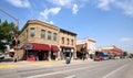 Downtown main street in Cody, Wyoming Royalty Free Stock Photo