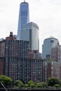 Downtown Manhattan, New York City, World Financial Center Royalty Free Stock Photo