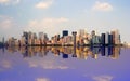 Downtown Manhattan skyline Royalty Free Stock Photo