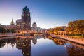 Downtown Milwaukee skyline in USA Royalty Free Stock Photo